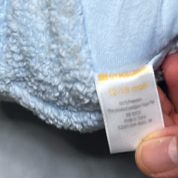 Gymboree bear baby boy sherpa winter onesie - Picture 3 of 4